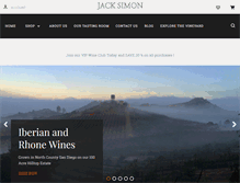 Tablet Screenshot of jacksimonvineyards.com